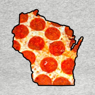 Wisconsin Pepperoni Pizza T-Shirt